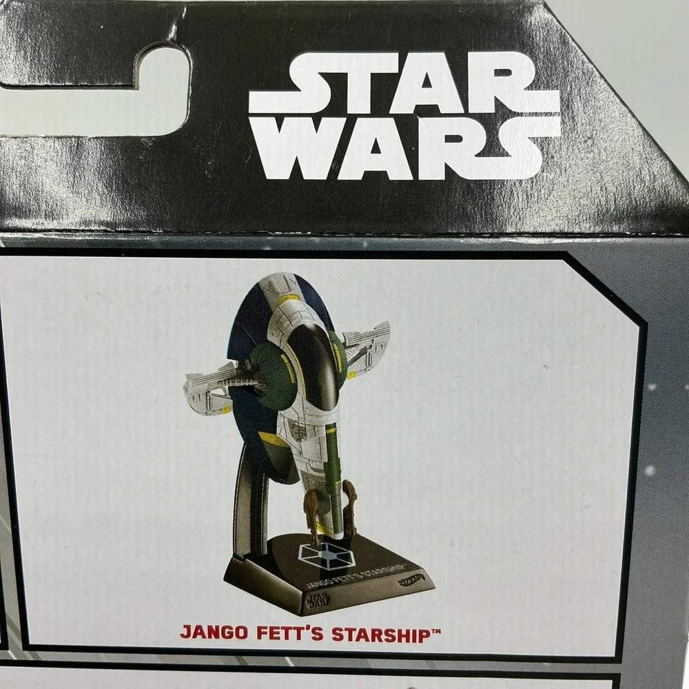 Hot Wheels Star Wars Jango Fett's Starship Die Cast Ship #09 Mattel New